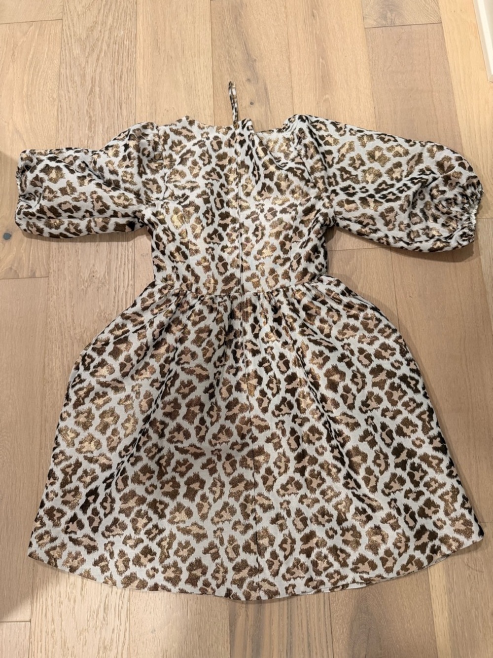 Lilly Pulitzer White and Brown Leopard-Print Midi Dress - Picture 2 of 2